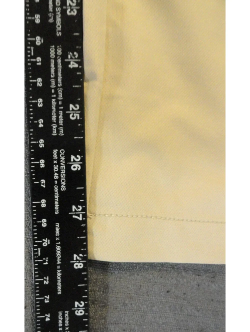 DESIGNER BANANA REPUBLIC KHAKI TAN 100% POLYESTER PANTS MENS 37x28